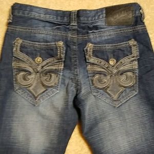 Affliction straight jeans 30x34 nwot
